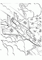 malowanka myśliwiec, samolot